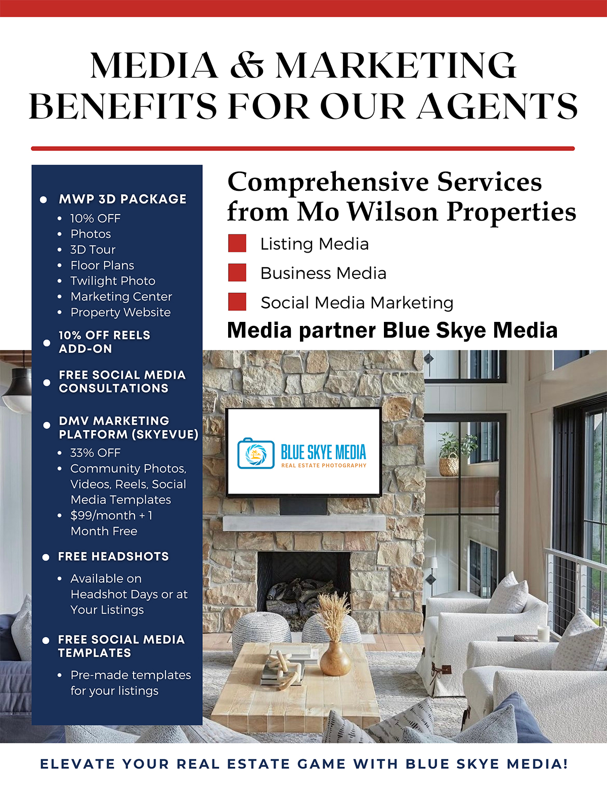 BLUE-SKYE-MEIDA Exclusive Media and Marketing Benefits for Our Agents